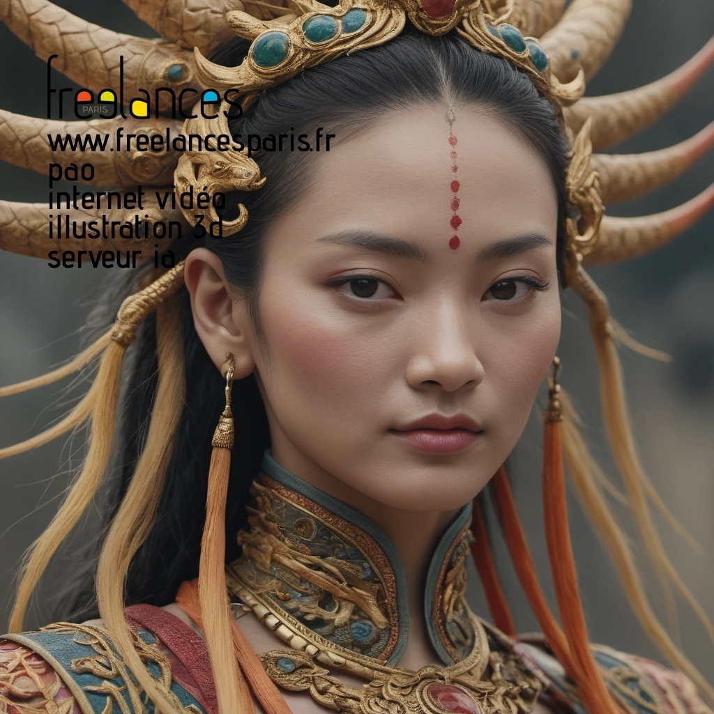 Pao mise en page internet vidéo illustration 3d serveur IA générative AI freelance paris studio de création magazines 8lh5pbu0